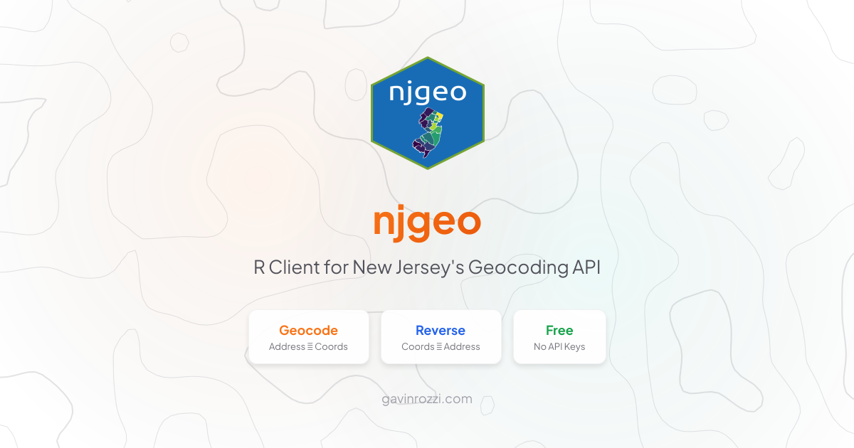 njgeo: R Client for New Jersey's Geocoding API