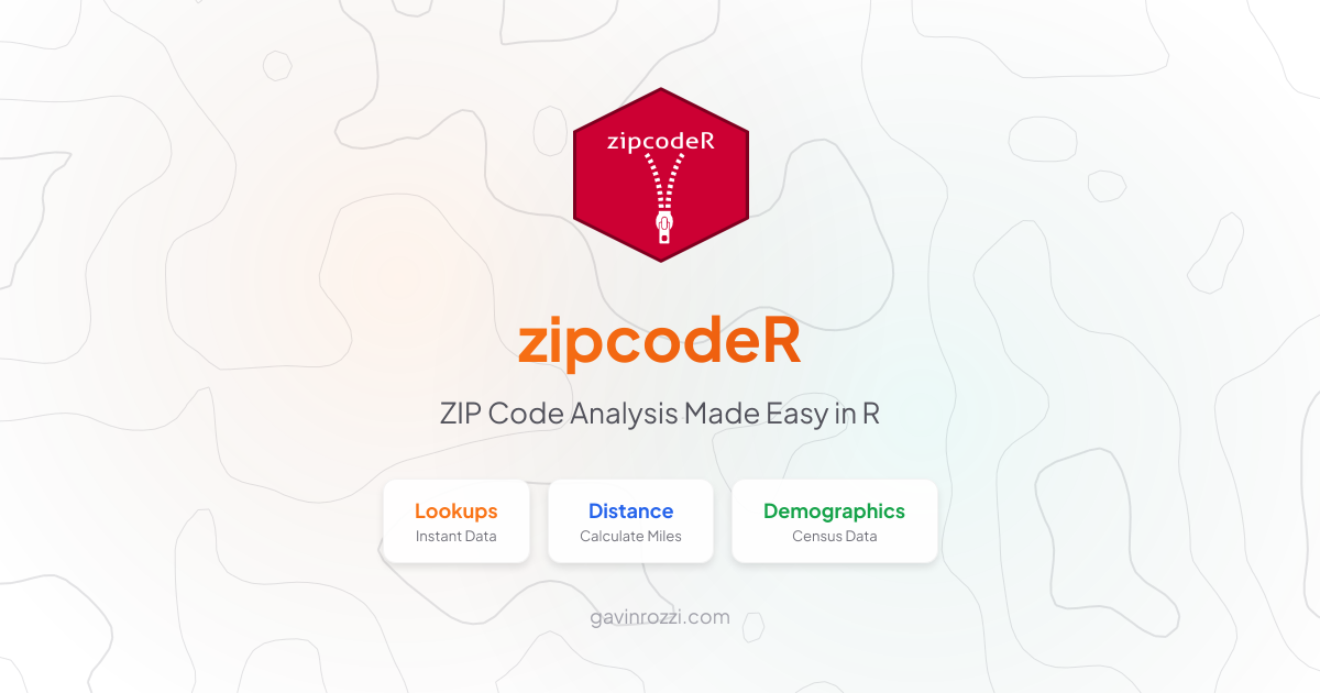 zipcodeR: ZIP Code Analysis Made Easy in R