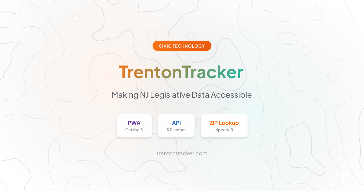 TrentonTracker: Making NJ Legislative Data Accessible